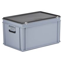 Kunststof Koffer 60 liter 600x400x340 mm met 2 Grepen