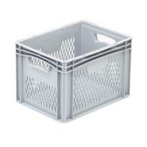 Stapelkrat Euronorm Perfo 400x300x270 mm Horeca Krat