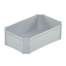 Basicline Inzetbak 1/4 Grijs 276 x 177 x 85 mm
