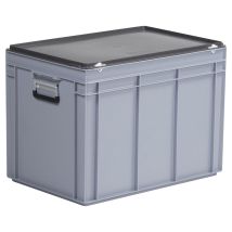 Kunststof Koffer 90 liter 600x400x440 mm met 2 Grepen