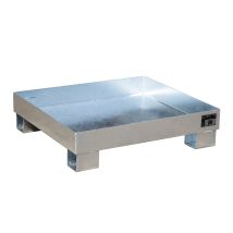 Stalen Lekbak Bauer Verzinkt 900x800x220 mm 83 Liter