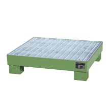 Stalen Vaten Lekbak Bauer Groen 910x800x225 mm 81 Liter