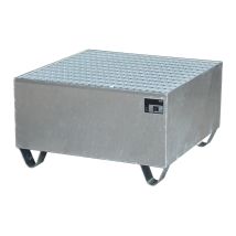 Stalen Vaten Lekbak Bauer Verzinkt 800x800x455 mm 222 Liter