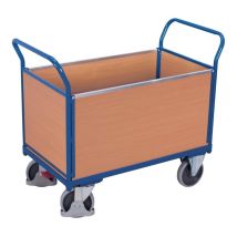 Plateauwagen 500 kg 1000x550 mm met 4 Wanden