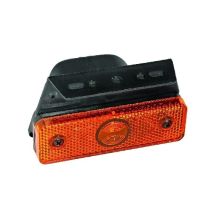 Zijmarkeringslamp Aspöck LED Flatpoint I + hoek 24V - kabel 50 cm