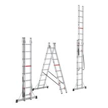 Wixor Professionele Ladder 2-delig - Aantal sporten naar keuze