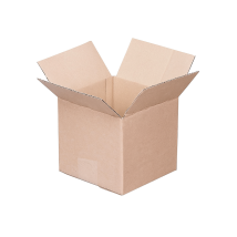 Vouwdoos FEFCO 0201 150x150x150 mm B-golf bruin nieuw