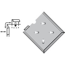 ADR bordhouder RVS 250 x 250 mm