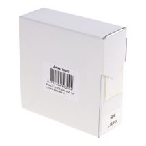 Etiketten Ø25 mm Fluor Wit Permanent - 500 etiketten