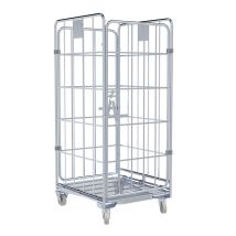 Nestbare Rolcontainer Ergo 1460 Metaal 4-zijdig met draaibare voor- en achterwand