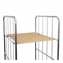 Houten Legbord voor 2-zijdige Rolcontainer ADB of Nestbare Rolcontainer Ergo 1460 S hoog