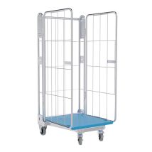 Nestbare Rolcontainer 1450 Kunststof 3-zijdig