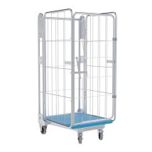 Nestbare Rolcontainer 1450 Kunststof 4-zijdig