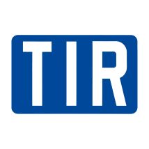 TIR bord 400 x 250 x 1 mm aluminium