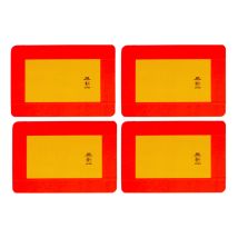 Markeringsbordenset trailer 283x197x1 mm klasse II (4 stuks)