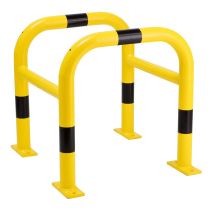 Kolombescherming Staal Geel/Zwart 600x600 mm