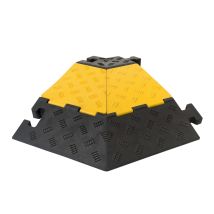 Kabelbeschermer 5 Kanalen Medium met Deksel Hoek Rechts 45°