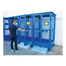 Gasflessenopslag  27 - 36 Stuks 3500x960x210 mm