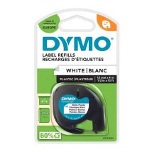 Dymo Etiketteertape 91221 Etiketteertape Wit 12 mm x 4 m S0721660