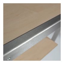 RVS Beschermstrip voor Werktafel EVC - Afmeting naar keuze