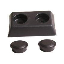 Afdekkapje Kunststof t.b.v. vastzetten spanbanden - 10 stuks