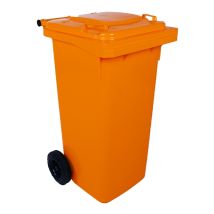 Minicontainer 120 liter Oranje - Voor DIN-opname