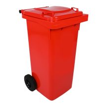 Minicontainer 120 liter Rood - Voor DIN-opname