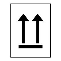 This side up behandelingsetiket