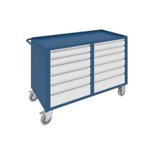 Verrijdbare werkbank met lades 1150x600x815 mm 