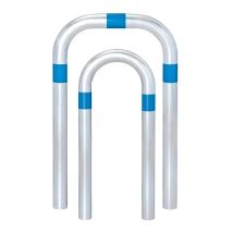 Beschermbeugel Inbetonneren Grijs/Blauw 360x800xØ60 mm