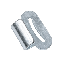 Platte haak 25 mm 0.5 T