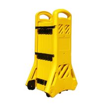 Mobiel Afsluitingssysteem / Barricade ingeklapt