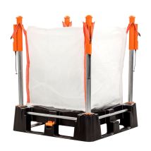 Big Bag palletsysteem standaard met Veerkop palen 1300 mm