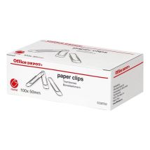 Paperclips 50 mm Rond Verzinkt Office Depot - doos 100 stuks 1