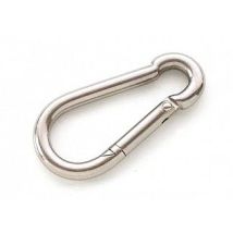 Karabijnhaak 120 mm RVS