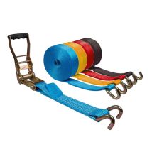 Sangle d'arrimage 50 mm 5 tonnes ERGO Crochets à cliquet - Couleur et longueur au choix