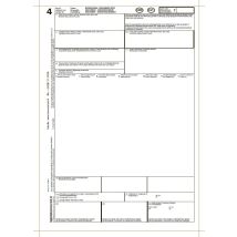 Nederlandse CMR vrachtbrief laser 4-voud [4-3-2-1] Friesland Campina