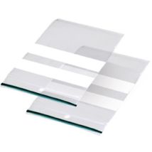 Gripzakjes 80 x 120 mm met schrijfvlak + ophanggat - 1.000 stuks