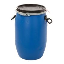 Kunststof Vat 60 liter met Deksel - Nieuw