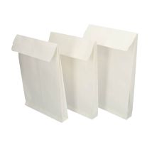 Monsterzak enveloppen blokbodem 229x324x38mm wit - doos 125 stuks