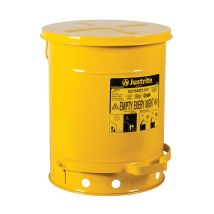 Afvalbak Oliehoudend/Brandbaar Afval 38 Liter Geel