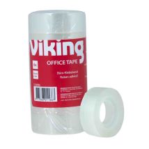 Plakband Viking Transparant 19 mm - 6 rollen