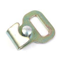 Platte haak met zekering 25 mm 1.5 T