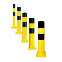 Rampaal Verzinkt Ø323 mm Geel/Zwart Voetplaat Model 3XL