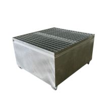 Stalen Lekbak IBC Tank 1320x1220x760mm 1050 liter