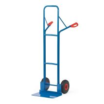 Stalen Steekwagen Blauw H160 cm Luchtbanden