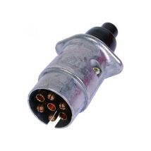 Aluminium stekker 12V 7-polig met schroefaansluiting