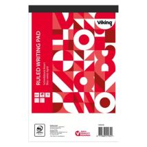 Schrijfblok A5 Viking Gelinieerd 200 Pagina's - 5 stuks 1