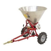 Zoutstrooier, getrokken strooiwagen 149 L RVS 