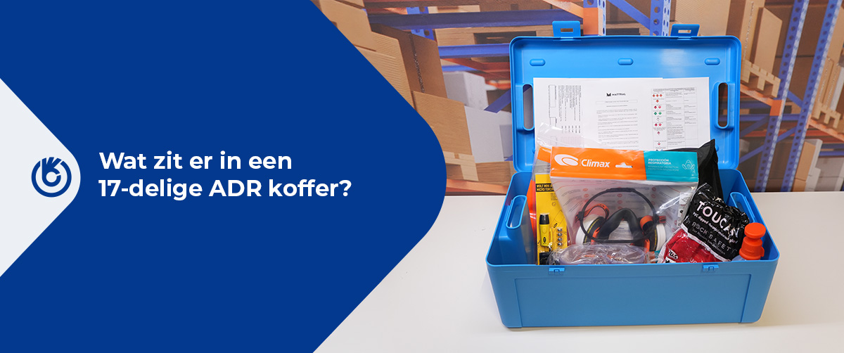 Wat zit er in een 17-delige ADR koffer?
